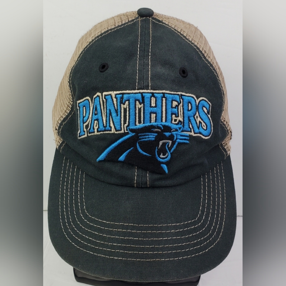 47 Brand NFL Carolina Panthers Trucker Baseball Cap Hat Snapback OSFA - EUC